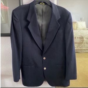 Men's Nino Cerruti Fully Lined Wool Sports Coat Blazer Size 44R